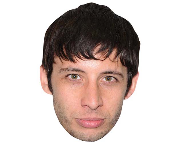 A Cardboard Celebrity Mask of Example