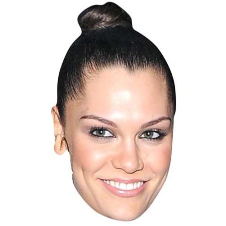 A Cardboard Celebrity Mask of Jessie J