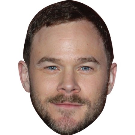 A Cardboard Celebrity Mask of Aaron Ashmore