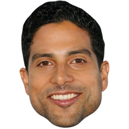A Cardboard Celebrity Mask of Adam Rodriguez