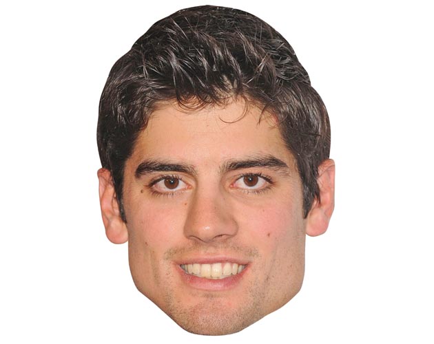 Card Face and Fancy Dress Mask Alastair Cook Celebrity Mask 