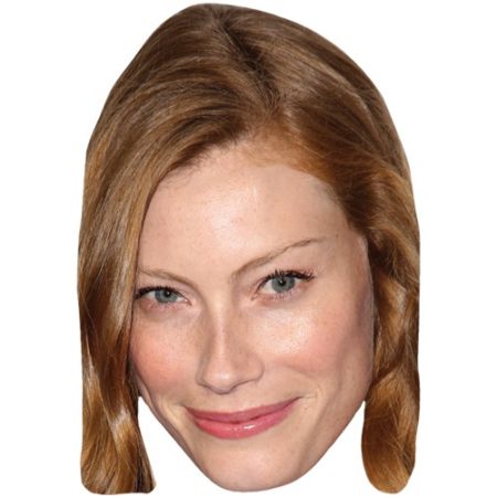 A Cardboard Celebrity Mask of Alyssa Sutherland