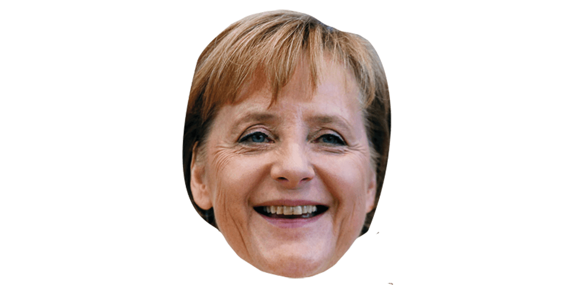 Featured image for “Angela Merkel (Smiling) Celebrity Big Head”