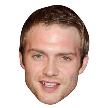 A Cardboard Celebrity Mask of Chris Fountain
