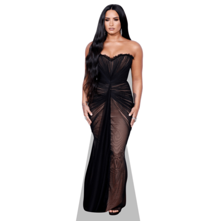 Featured image for “Demi Lovato (Black Dress) Cardboard Cutout”