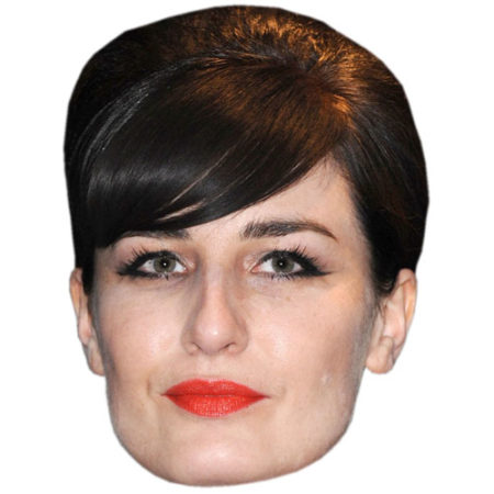 A Cardboard Celebrity Mask of Erin O'Connor