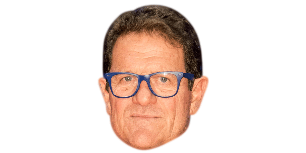 Fabio Capello Celebrity Big Head - Celebrity Cutouts