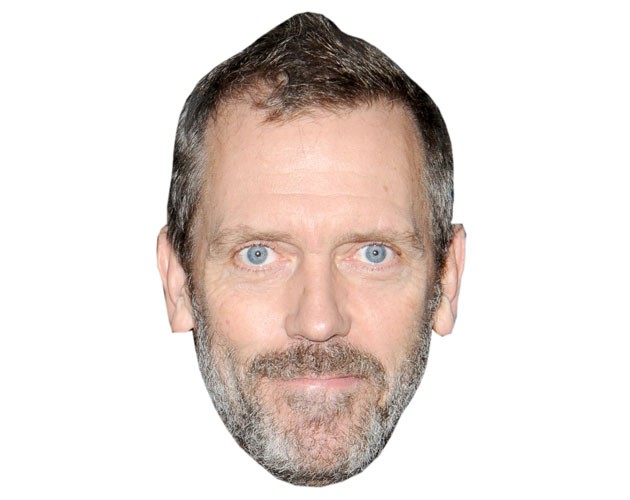 A Cardboard Celebrity Hugh Laurie Mask