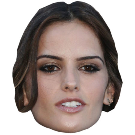 A Cardboard Celebrity Mask of Izabel Goulart