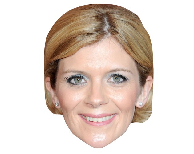 A Cardboard Celebrity Mask of Jane Danson