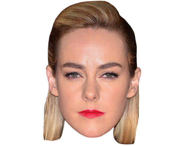 A Cardboard Celebrity Mask of Jena Malone