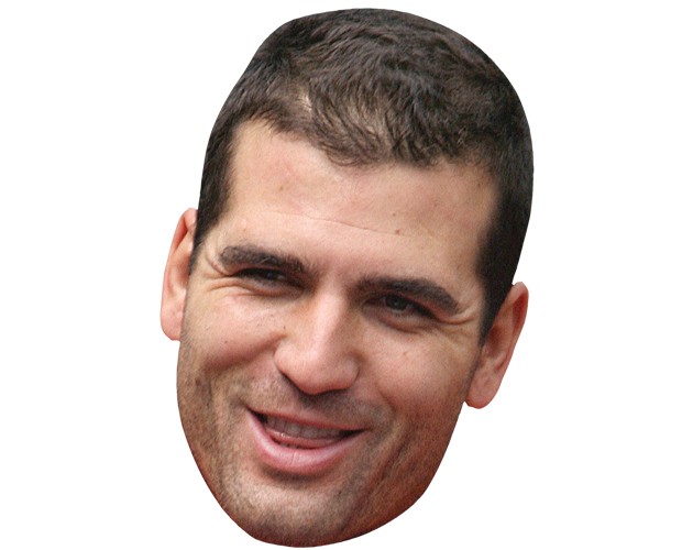 A Cardboard Celebrity Mask of Joey Votto