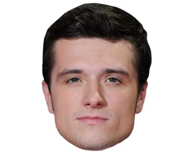A Cardboard Celebrity Mask of Josh Hutcherson