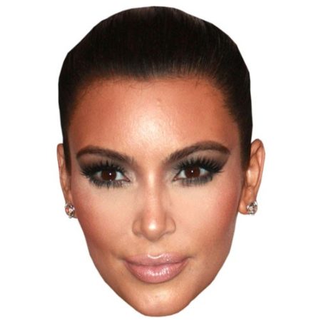 Featured image for “Cardboard Cutout Celebrity Kim Kardashian Mask”