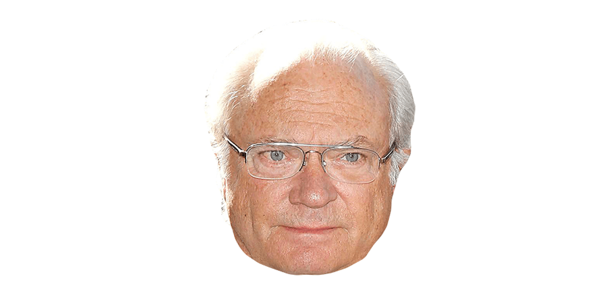 Featured image for “King Carl Gustaf Of Sweden Celebrity Mask”
