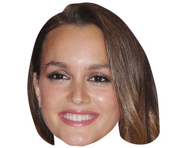A Cardboard Celebrity Mask of Leighton Meester