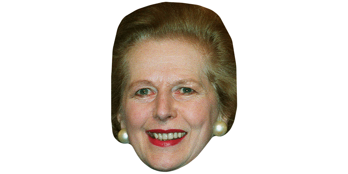 Margaret Thatcher Celebrity Face Mask Margaret Thatcher Celebrity Face Mask