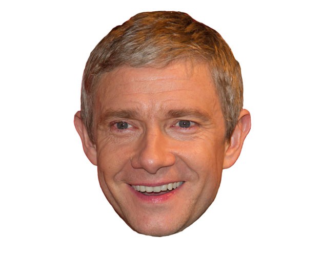 A Cardboard Celebrity Martin Freeman Celebrity Mask