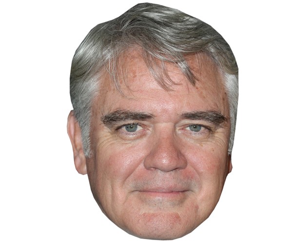 A Cardboard Celebrity Mask of Michael Harney