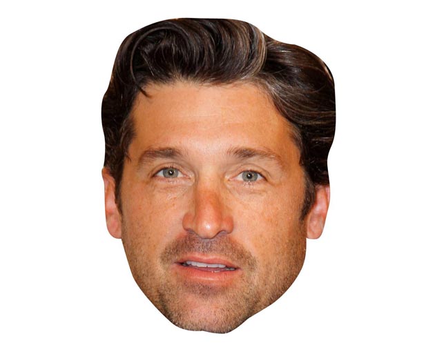 A Cardboard Celebrity Masks of Patrick Dempsey