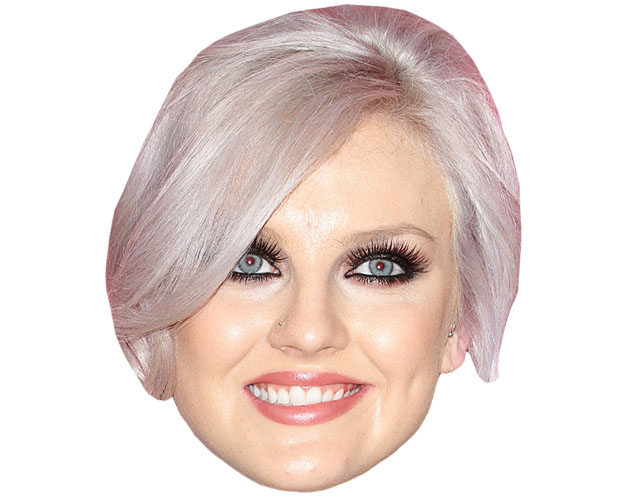 A Cardboard Celebrity Mask of Leigh-Perrie Edwards