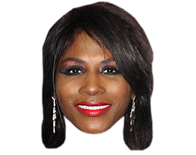 A Cardboard Celebrity Sinitta Mask