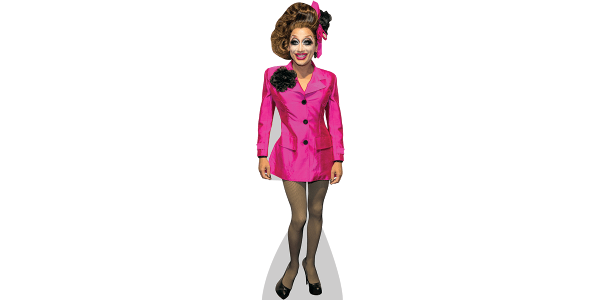 Featured image for “Bianca Del Rio (Pink Dress) Cardboard Cutout”