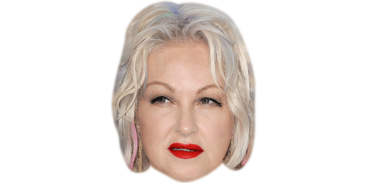 Cyndi Lauper Celebrity Mask Celebrity Cutouts