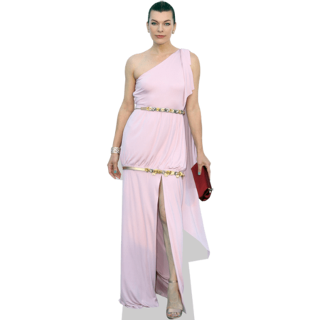 Featured image for “Milla Jovovich (Pink) Cardboard Cutout”