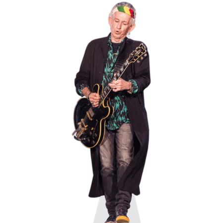 Featured image for “Keith Richards (Guitar) Cardboard Cutout”