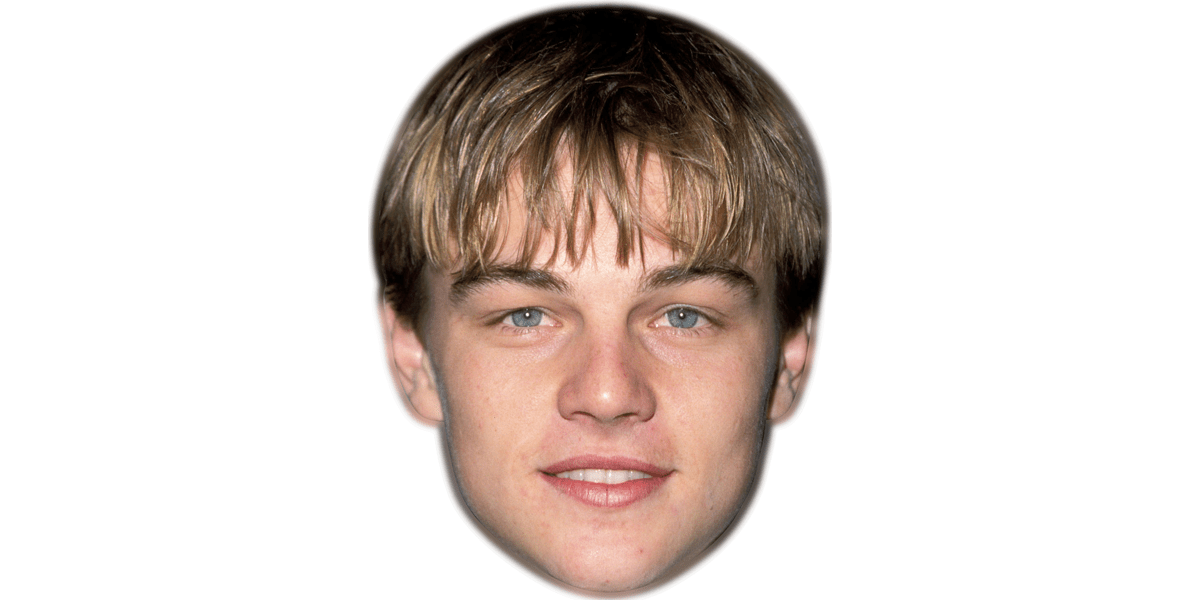 Leonardo Dicaprio (Young) Celebrity Mask Celebrity Cutouts