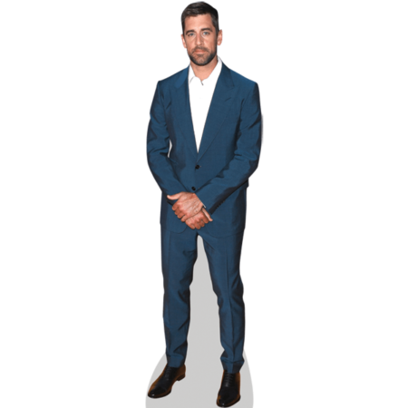 Featured image for “Aaron Rodgers (Blue Suit) Cardboard Cutout”