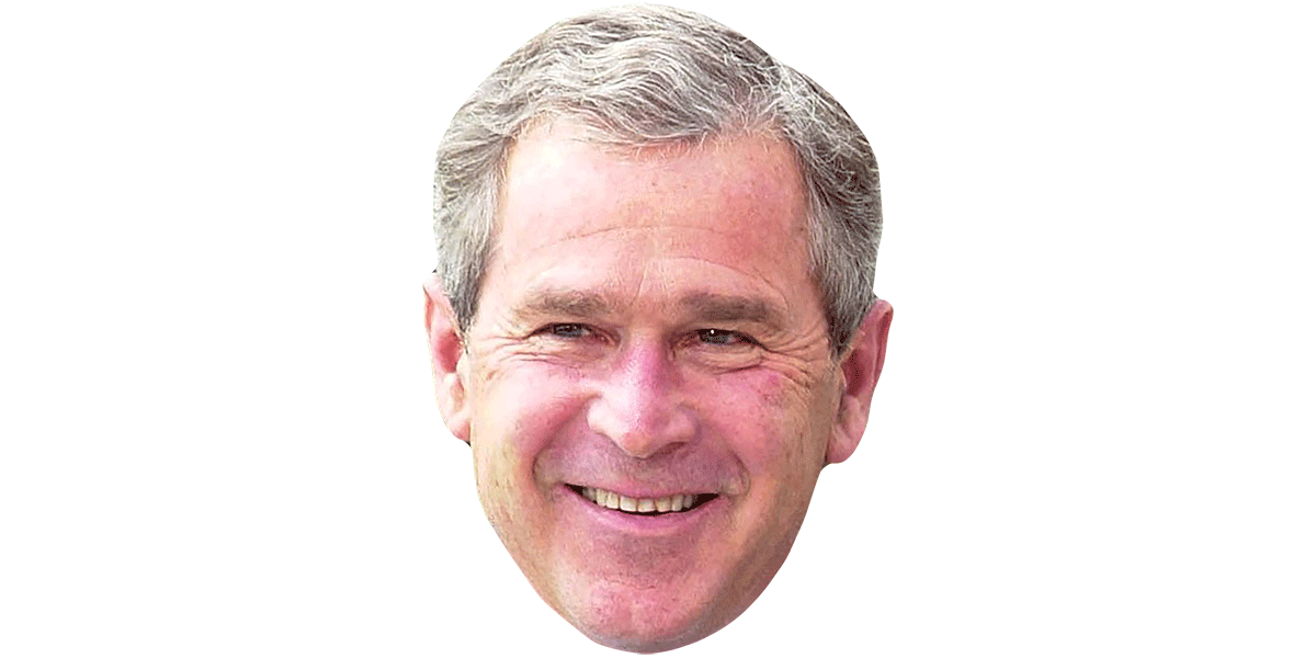 George Bush Celebrity Face Mask