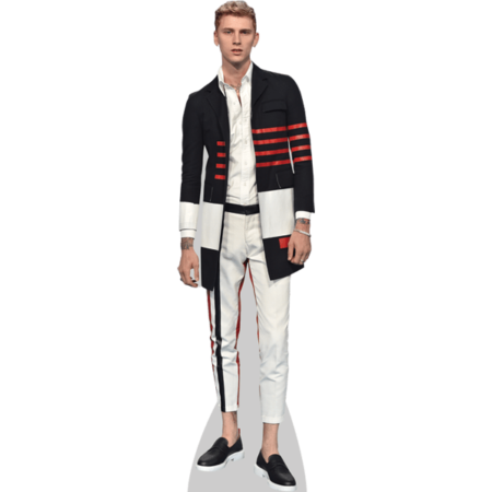 Featured image for “Machine Gun Kelly (White Trousers) Cardboard Cutout”