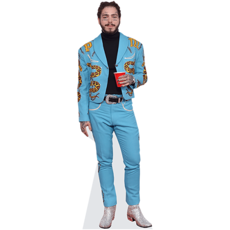 Featured image for “Post Malone (Blue Suit) Cardboard Cutout”