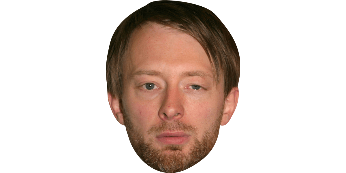 Thom Yorke (Young) Celebrity Mask - Celebrity Cutouts