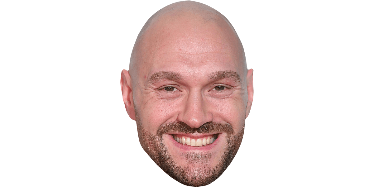 All Our Masks Are Pre-Cut! Tyson Fury Boxer TV Celebrity Face Card Mask 