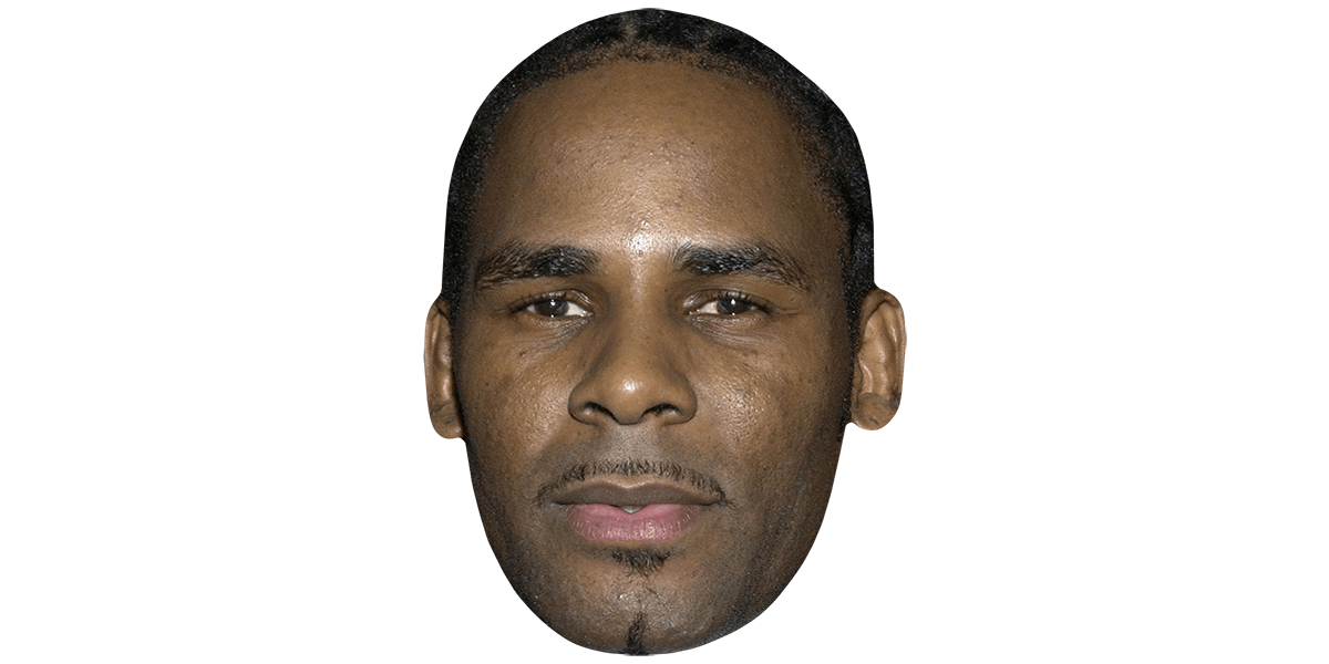 Black Outfit Cardboard Cutout Standee. R Kelly mini size 