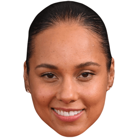 Featured image for “Alicia Keys (Smile) Celebrity Mask”