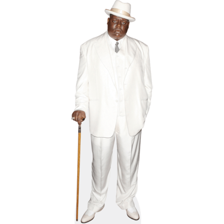 Featured image for “Biggie Smalls (White Suit) Cardboard Cutout”