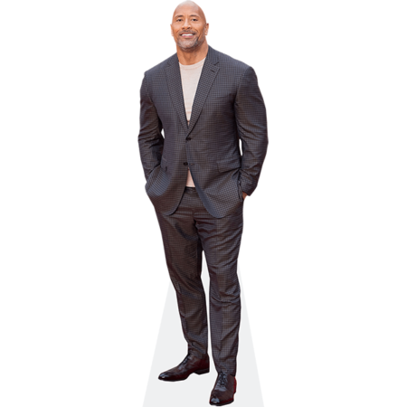 Featured image for “Dwayne 'The Rock' Johnson (Checked Suit) Cardboard Cutout”