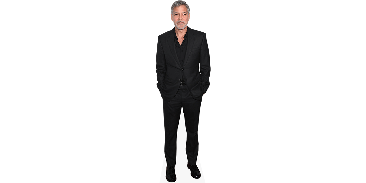 George Clooney Lifesize Cardboard Cutout Hollywood Superstar Actor 