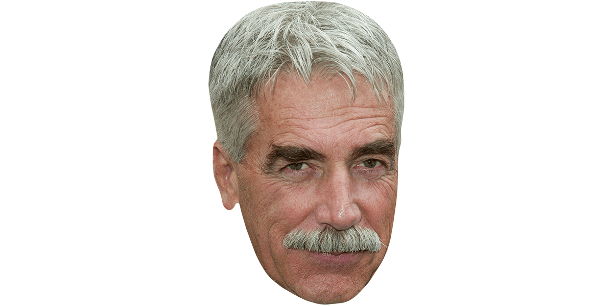 Sam Elliott (Moustache) Celebrity Mask - Celebrity Cutouts