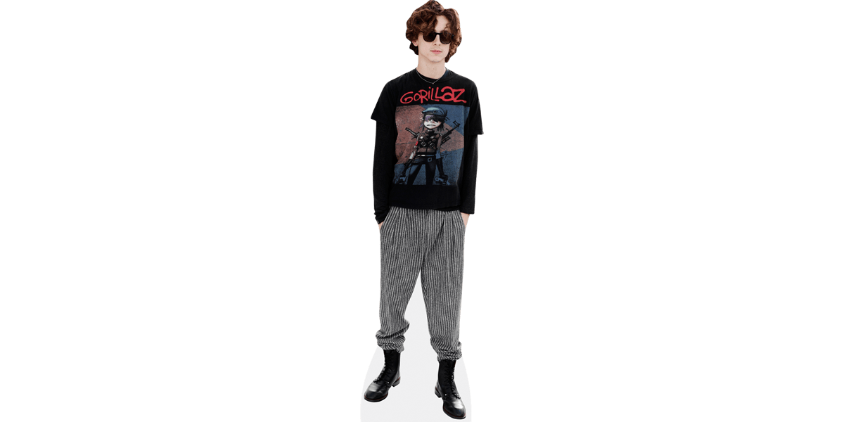 Timothee Chalamet (Boots) Cardboard Cutout Celebrity Cutouts