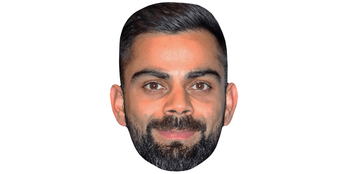 Virat Kohli (Beard) Celebrity Mask - Celebrity Cutouts Virat Kohli (Beard) Celebrity Mask - Celebrity Cutouts