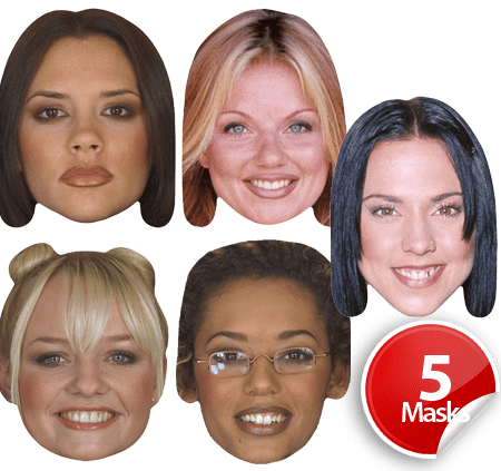 Spice Girls Mask Pack