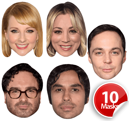 The Big Bang Theory Mask Pack