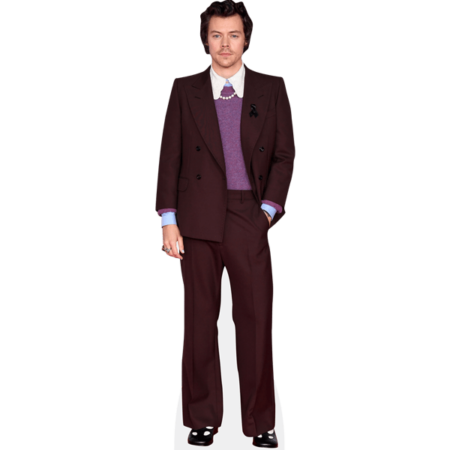 Featured image for “Harry Styles (Burgundy Suit) Cardboard Cutout”