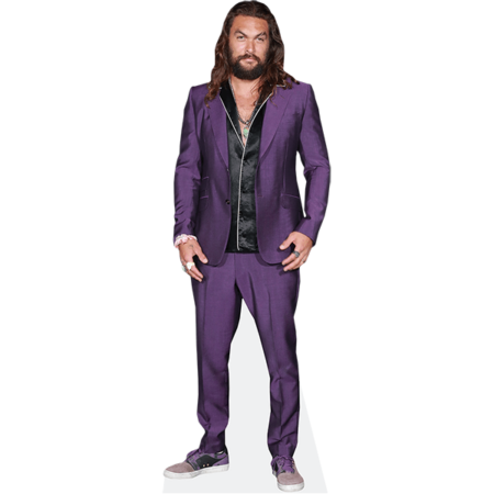 Featured image for “Jason Momoa (Purple Suit) Cardboard Cutout”
