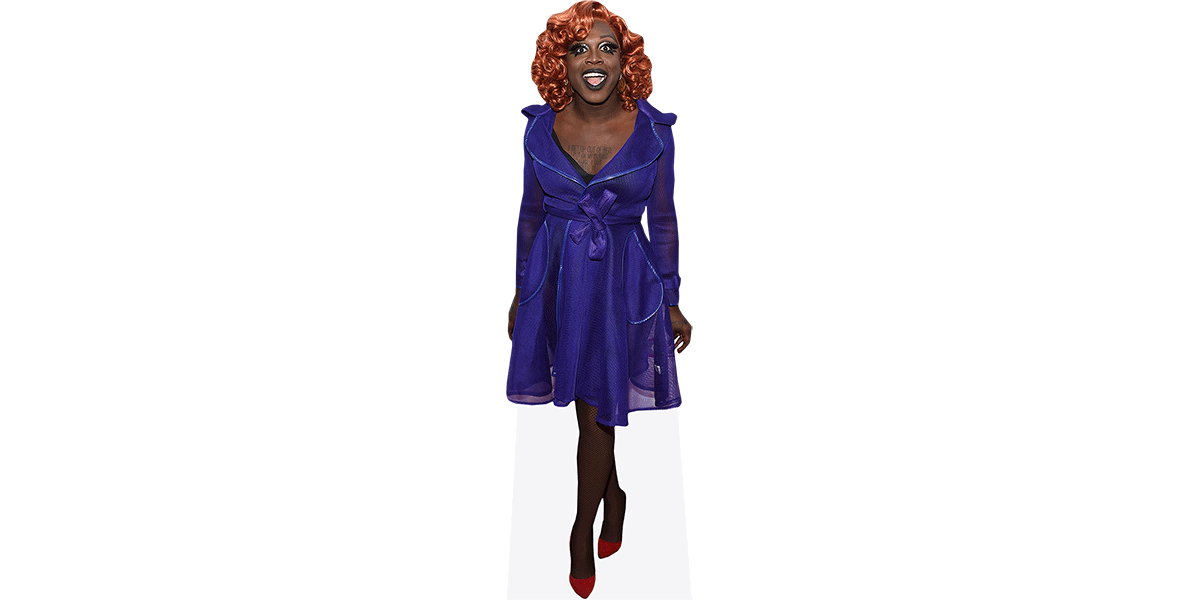 Featured image for “Bob the Drag Queen (Purple Dress) Cardboard Cutout”